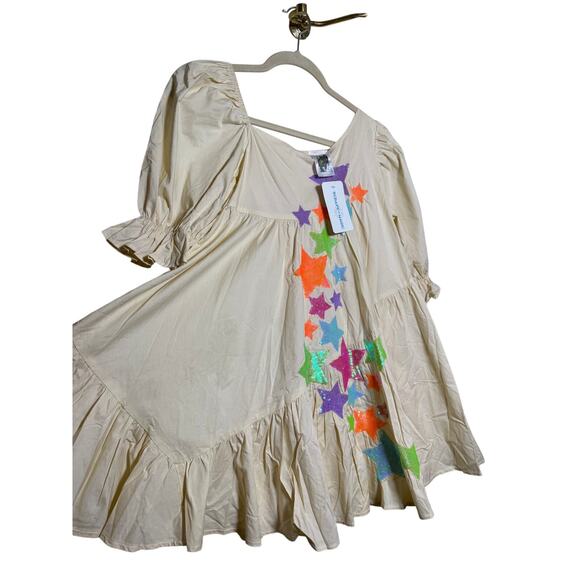 NWT Queen of Sparkles Darling Star Dress Girls Sz. XL - Picture 8 of 10